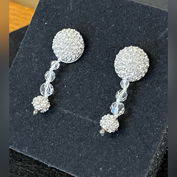 Swarovski Clip on Crystal Earrings - Picture 4 of 7